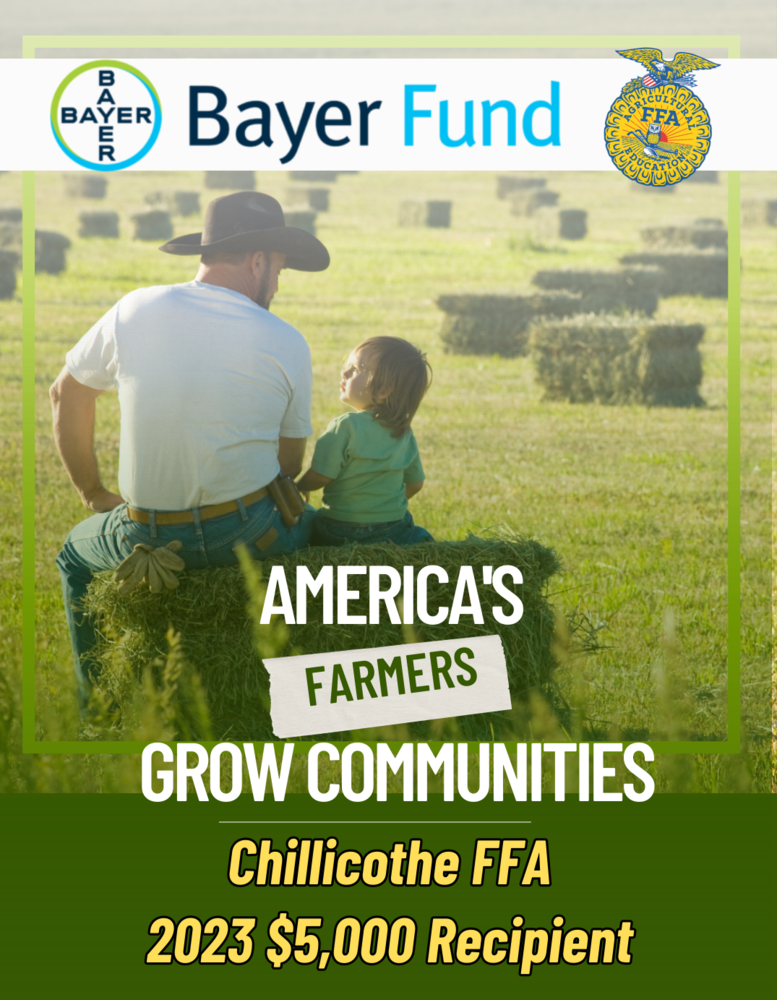 Chillicothe FFA awarded a Bayer Fund $5,000 grant