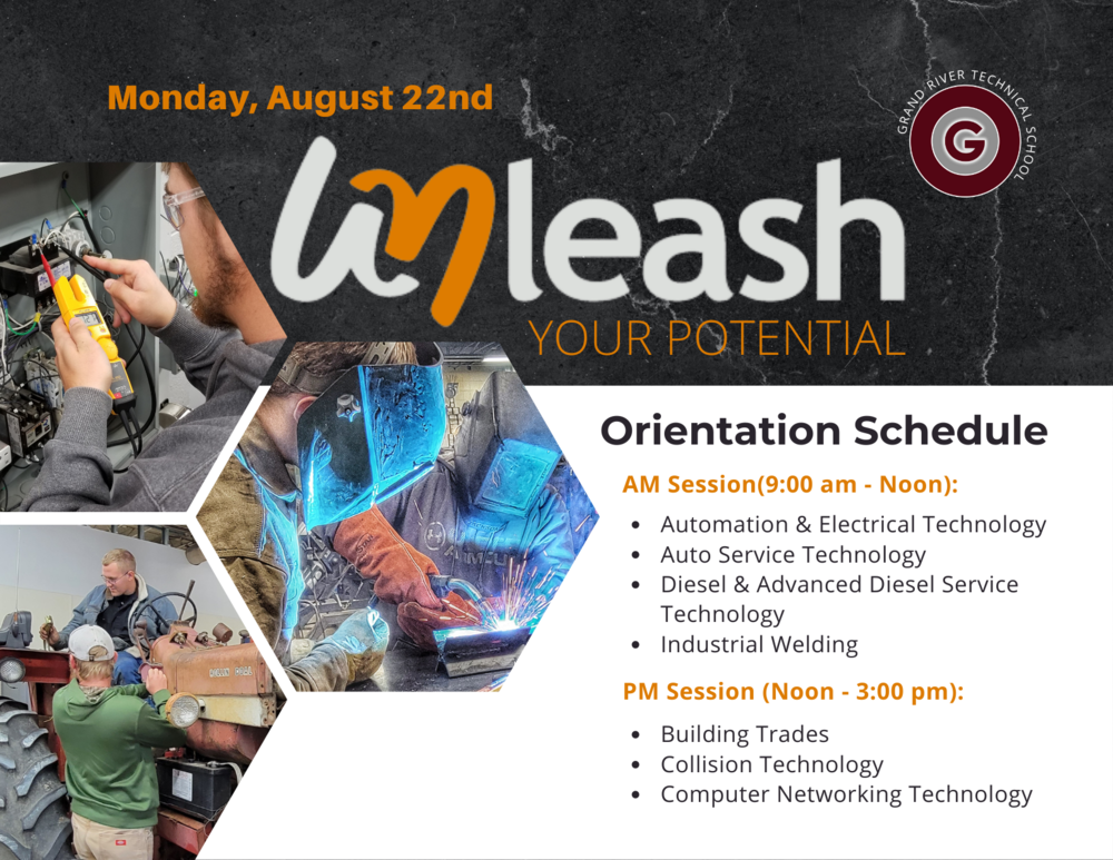 Orientation set for two sessions on August 22nd