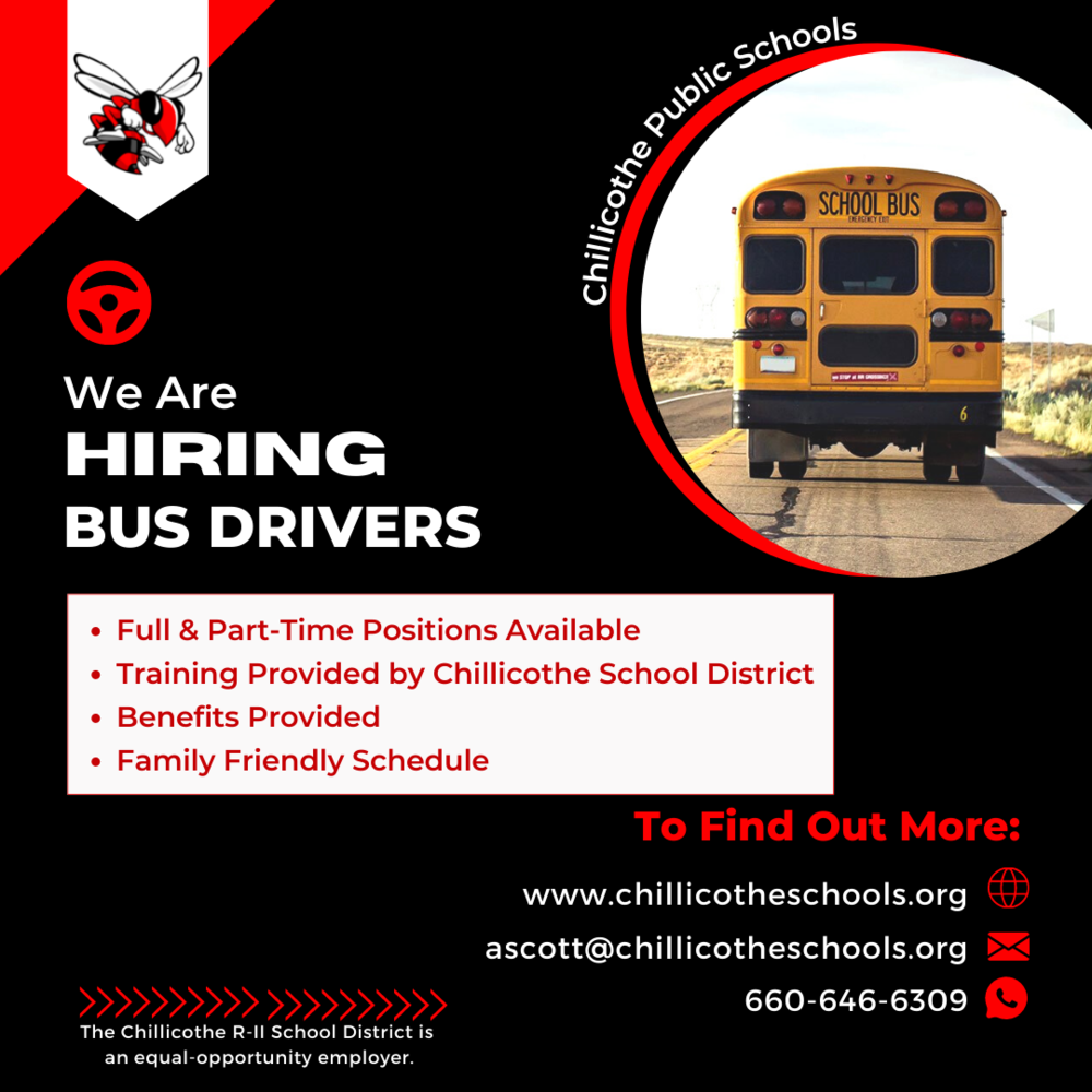 Bus Drivers Needed