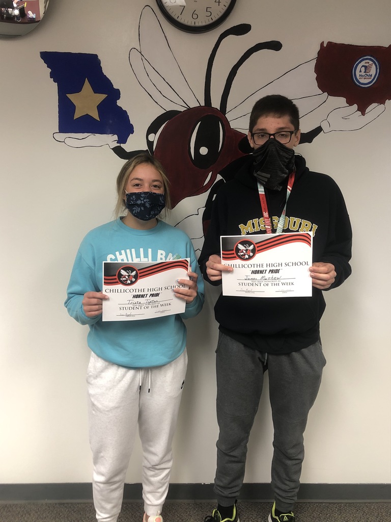 Trista Tipton and James Mathew - Students of the Week