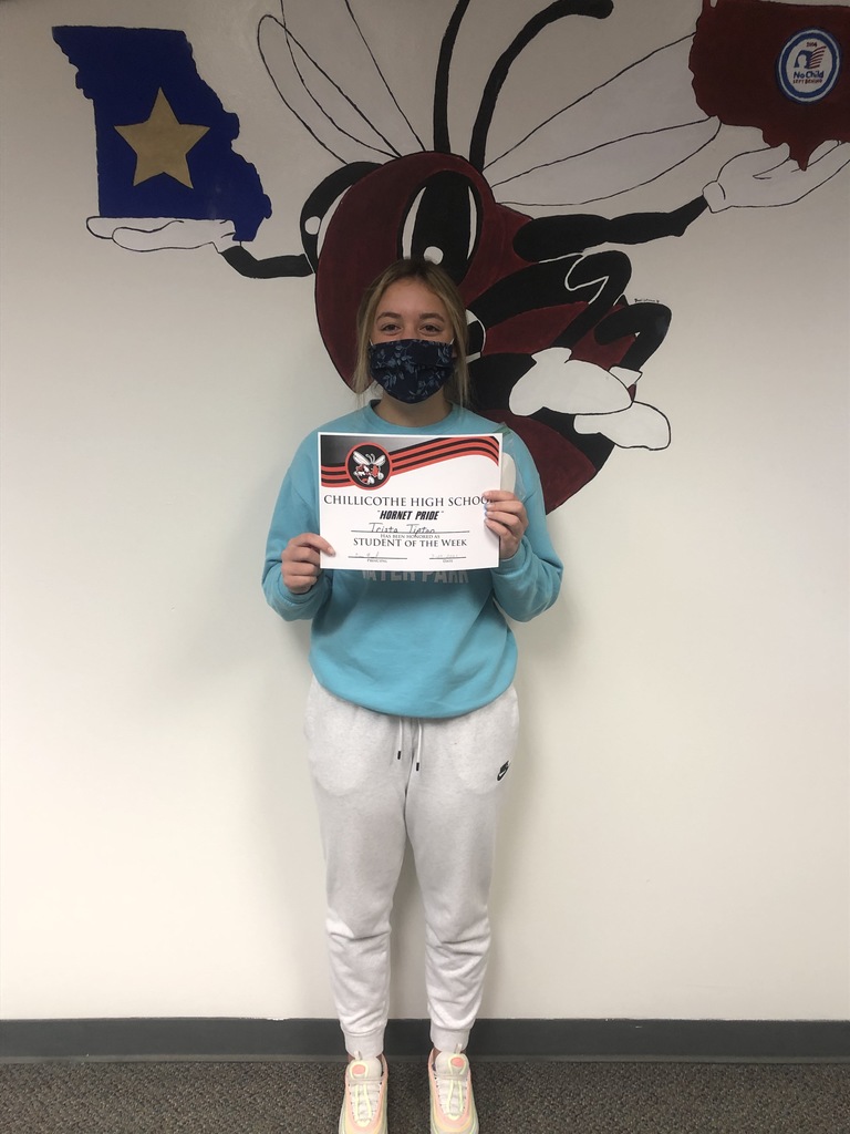 Student of the Week - Trista Tipton