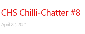 Chilli-Chatter