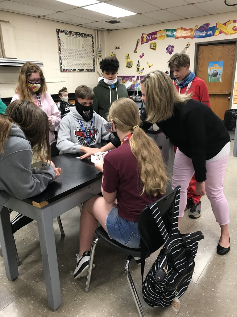 Mrs Smith stepped into Mrs.Rademacher’s room in the middle of a spoons game (free time after a test). She helped step the game up a notch!