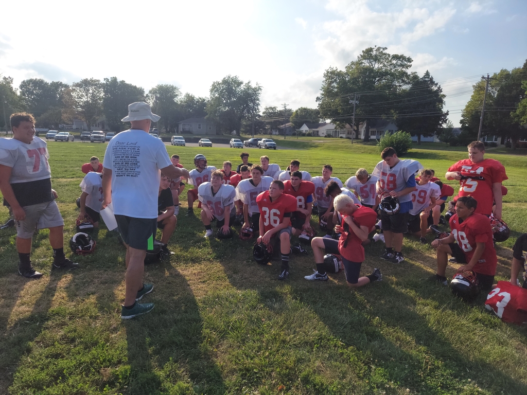 CMS football 1st week of practice