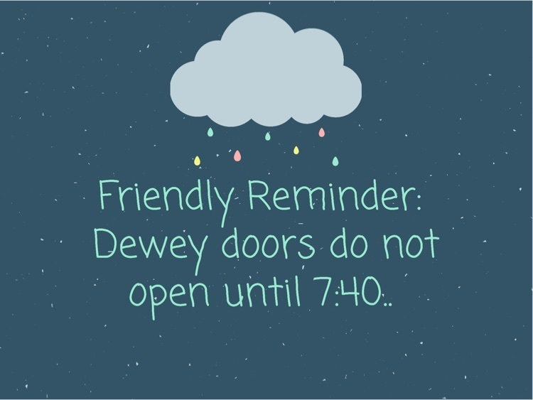 doors open