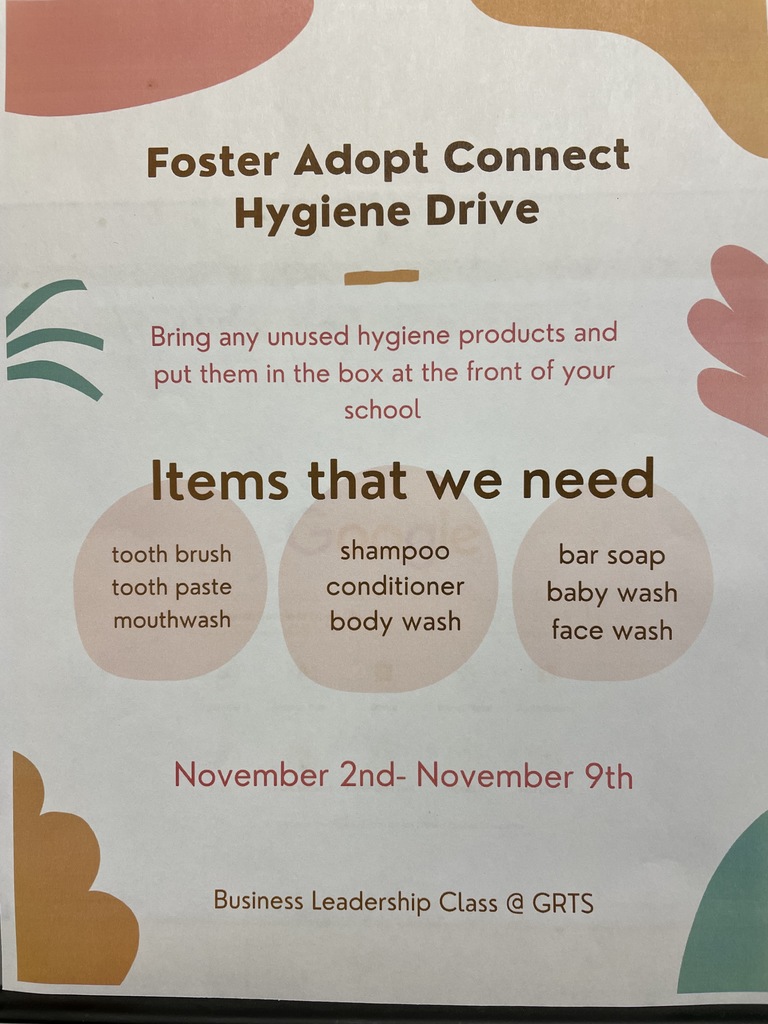 Foster Adopt Hygiene Drive