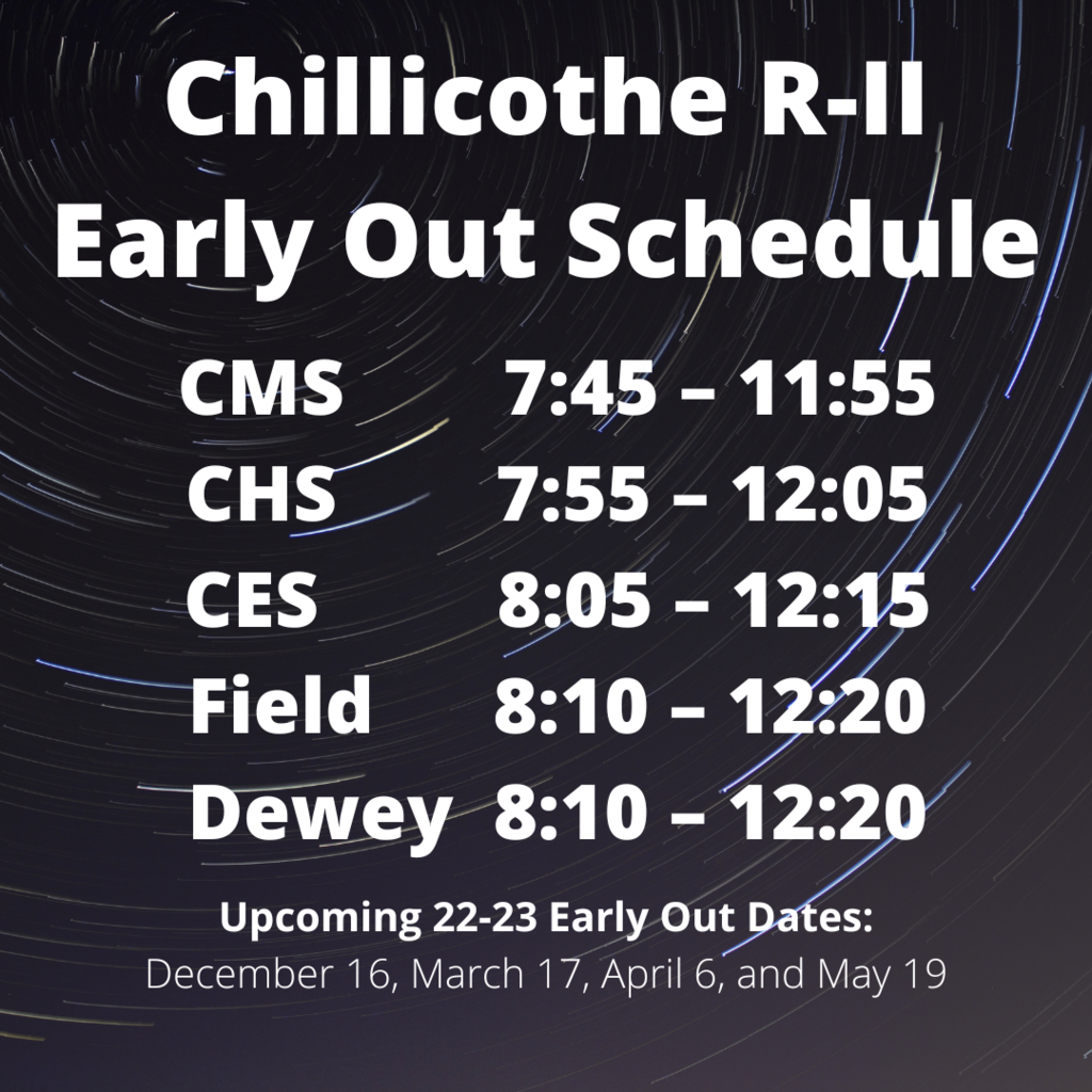 Early Dismissal Schedule