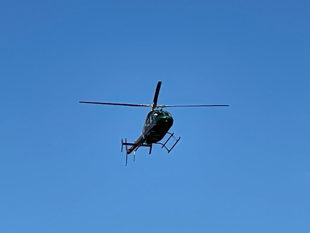 Mock Accident Helicopter
