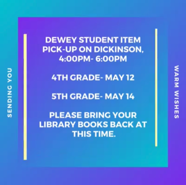 Dewey Supply Collection Directions
